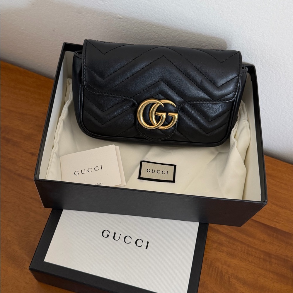 Gucci Black Mini Marmont - Picture 7 of 7